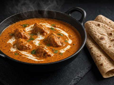 Butter Chicken with roti